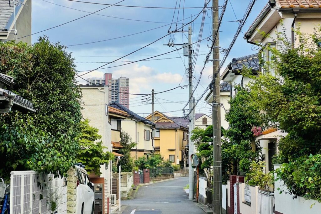 細い路地