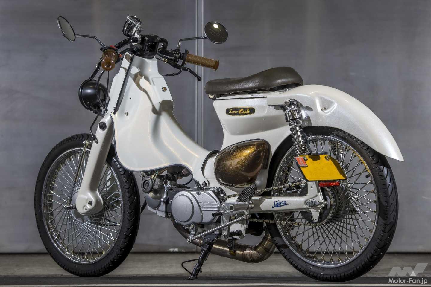 70年代の“カモメカブ”が化けた!72本スポークのホイールやセンター 70年代の“カモメカブ”が化けた!72本スポークのホイールやセンター