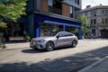 フル電動パワートレインを搭載する新型「メルセデス・ベンツ Cクラス」のエクステリア。