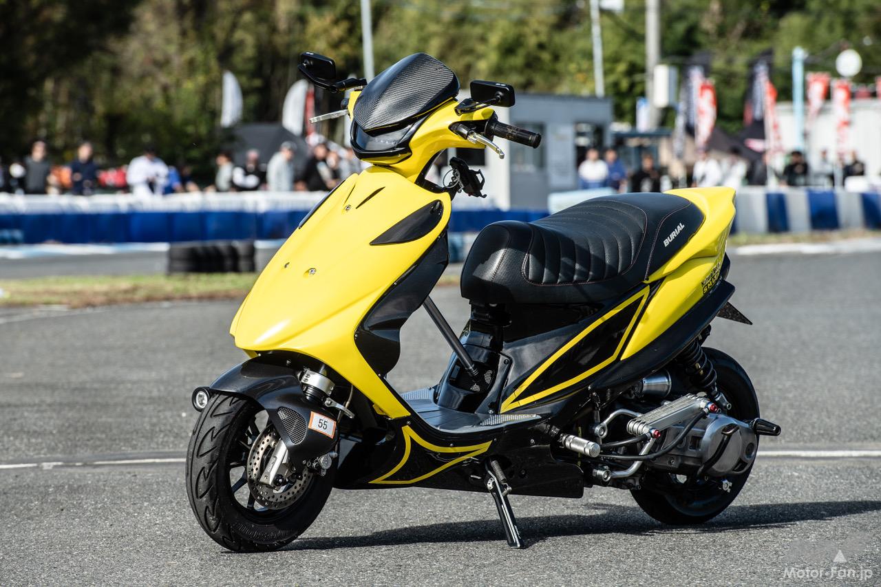 199cc仕様のエンジンに大型マフラーをセットしたアドレスV125G | Motor 199cc仕様のエンジンに大型マフラーをセットしたアドレスV125G | Motor