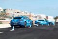 ステア・バイ・ワイヤのテストを実施する、新型「メルセデス・ベンツ EQS」。