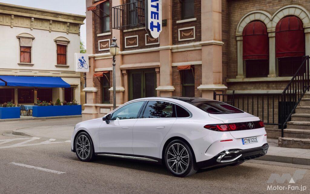 フル電動パワートレインを搭載する新型「メルセデス・ベンツ Cクラス」のエクステリア。