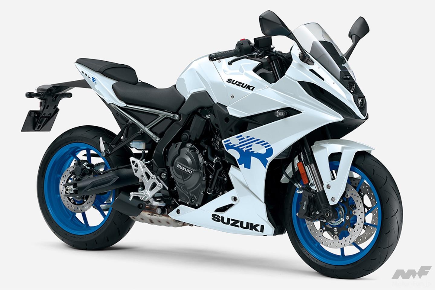 新色追加や環境性能が向上！ スズキ、大型二輪車「GSX-8S」「GSX-8R