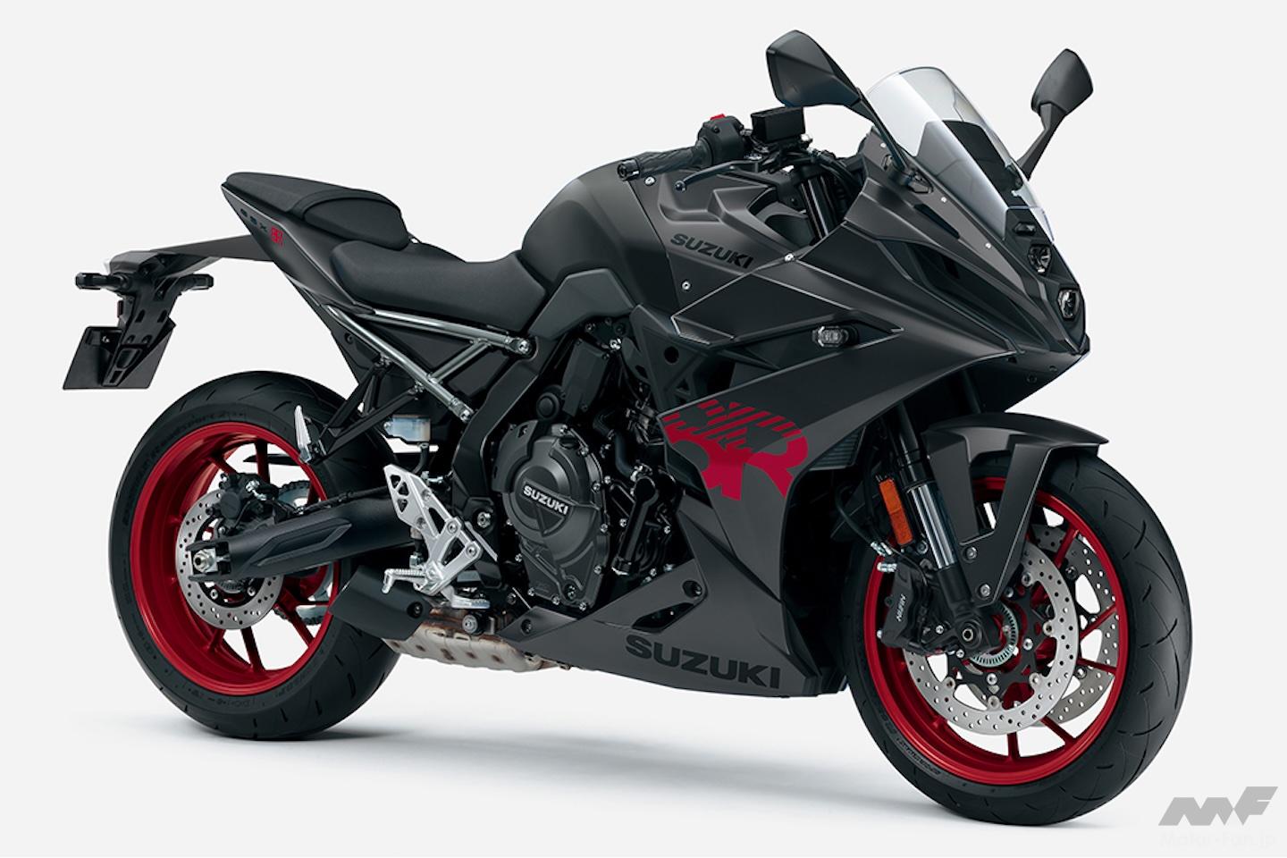 新色追加や環境性能が向上！ スズキ、大型二輪車「GSX-8S」「GSX-8R