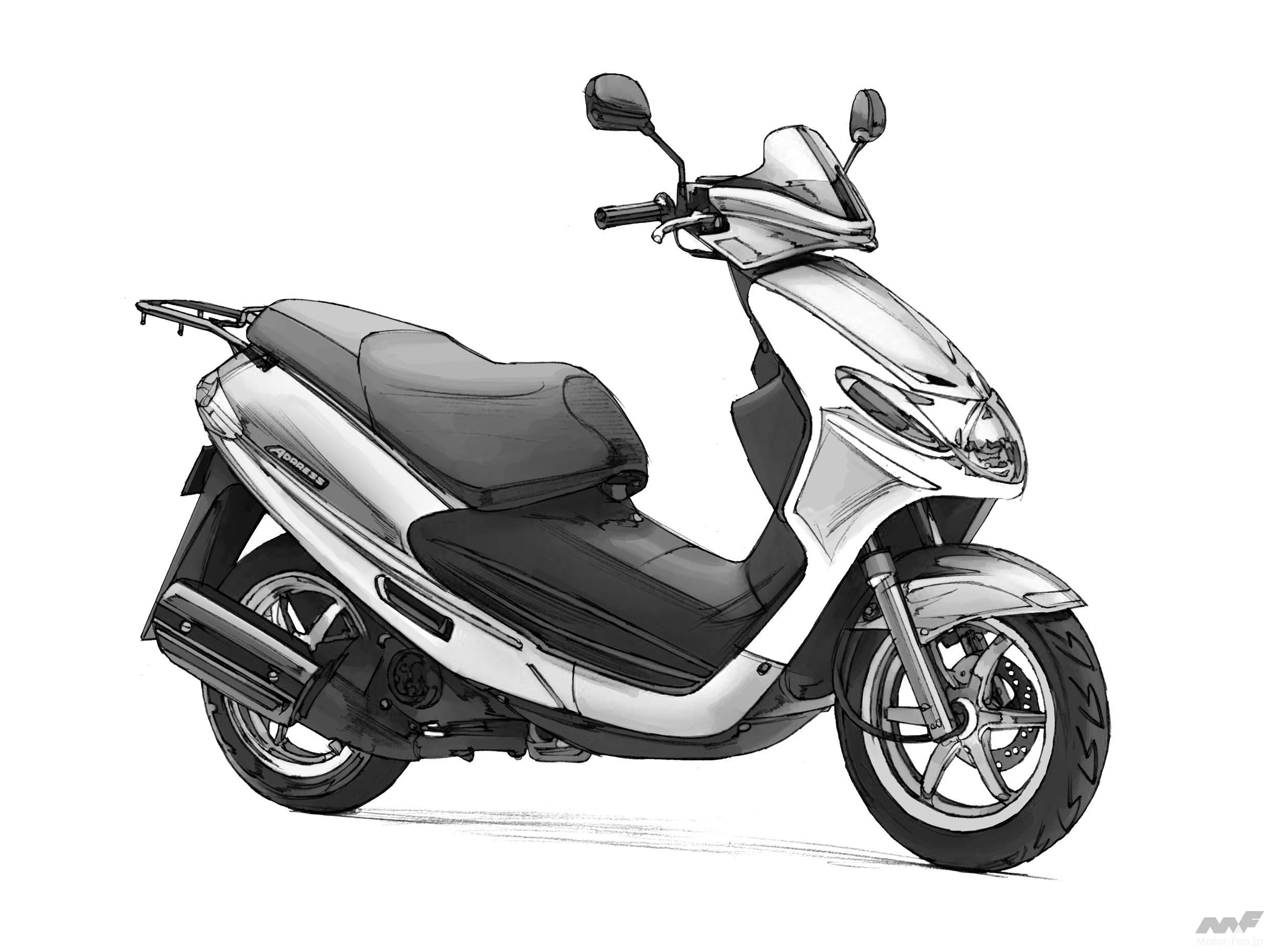 スズキ　アドレス110 2スト　整備済 珍車裏案内】2ストスクーター最大排気量！ミニ・ウインドシールドまで