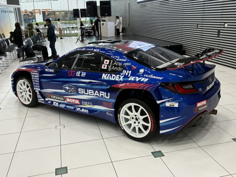 これはカッコイイ!BRZ四駆ターボ登場!」スバル×新井敏弘選手の全日本 これはカッコイイ!BRZ四駆ターボ登場!」スバル×新井敏弘選手の全日本