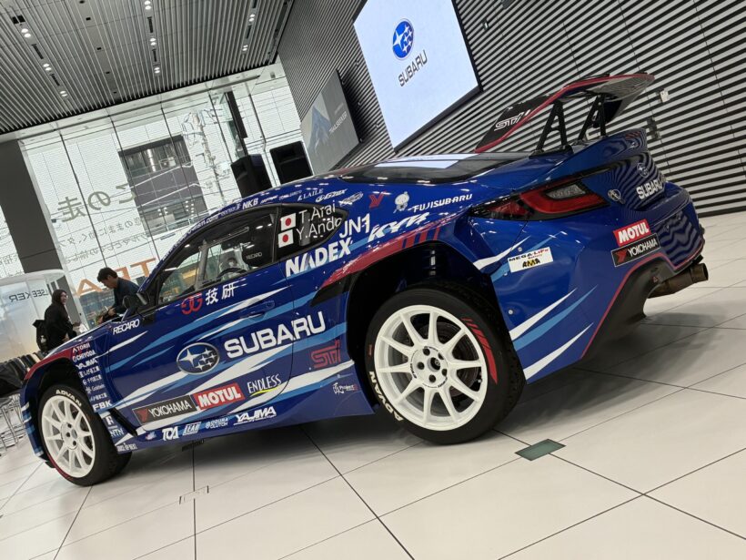 これはカッコイイ!BRZ四駆ターボ登場!」スバル×新井敏弘選手の全日本 これはカッコイイ!BRZ四駆ターボ登場!」スバル×新井敏弘選手の全日本