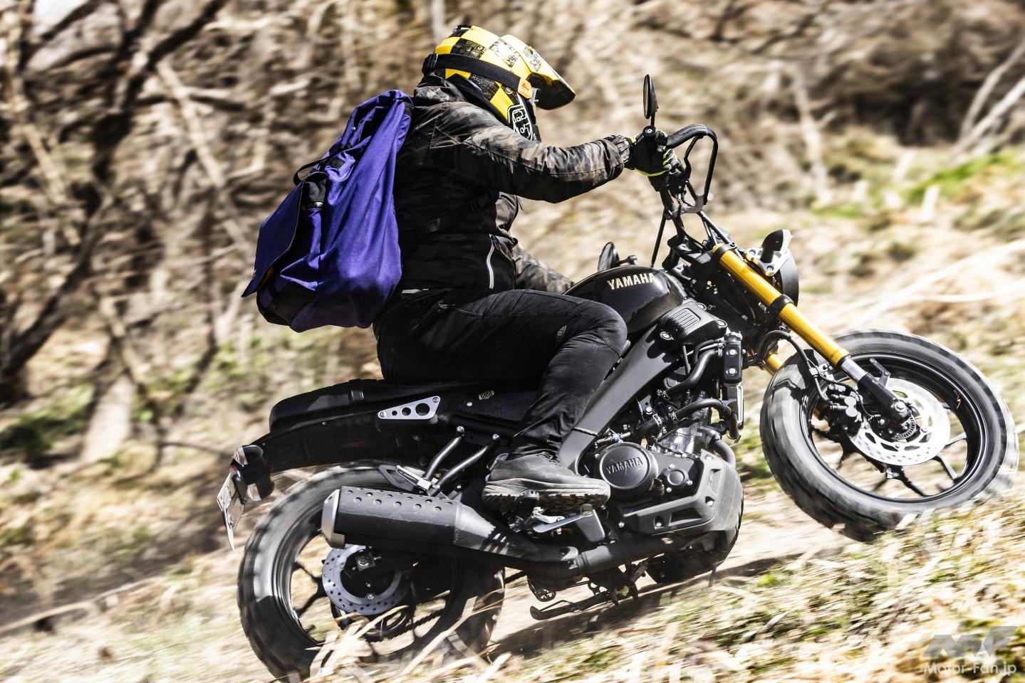 XSR125カスタム_vol.9】ダートを本気で走ったら、想像以上の走破性に