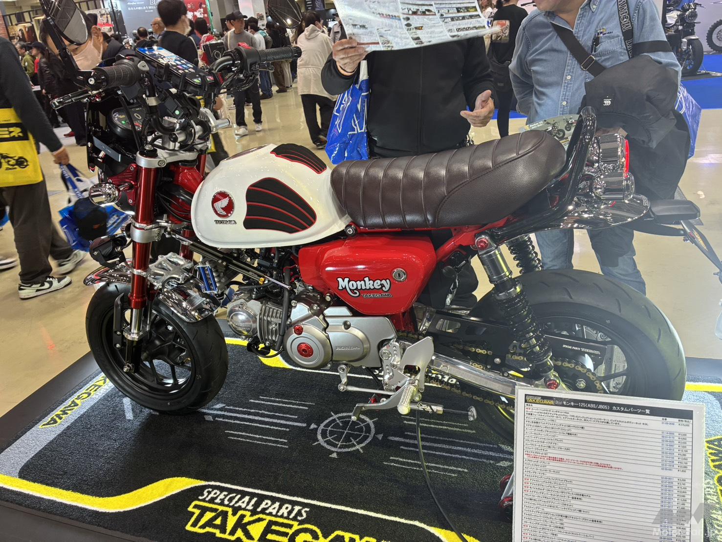 現行モンキー125の最強仕様！SP武川が作った“フルパワー145cc仕様”が