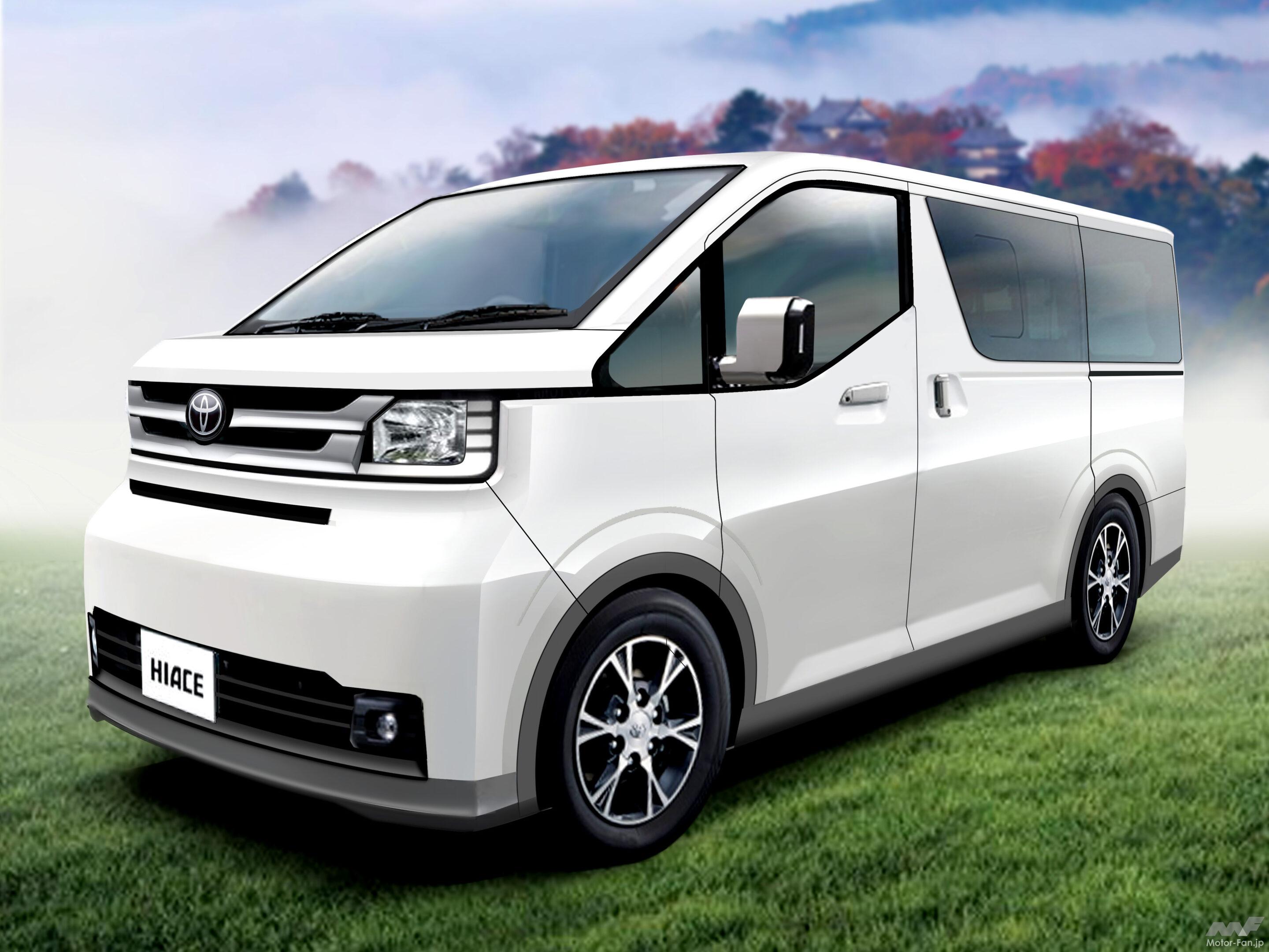 これが新型トヨタ「ハイエース」の最終デザインだ！日本専用の2.5L