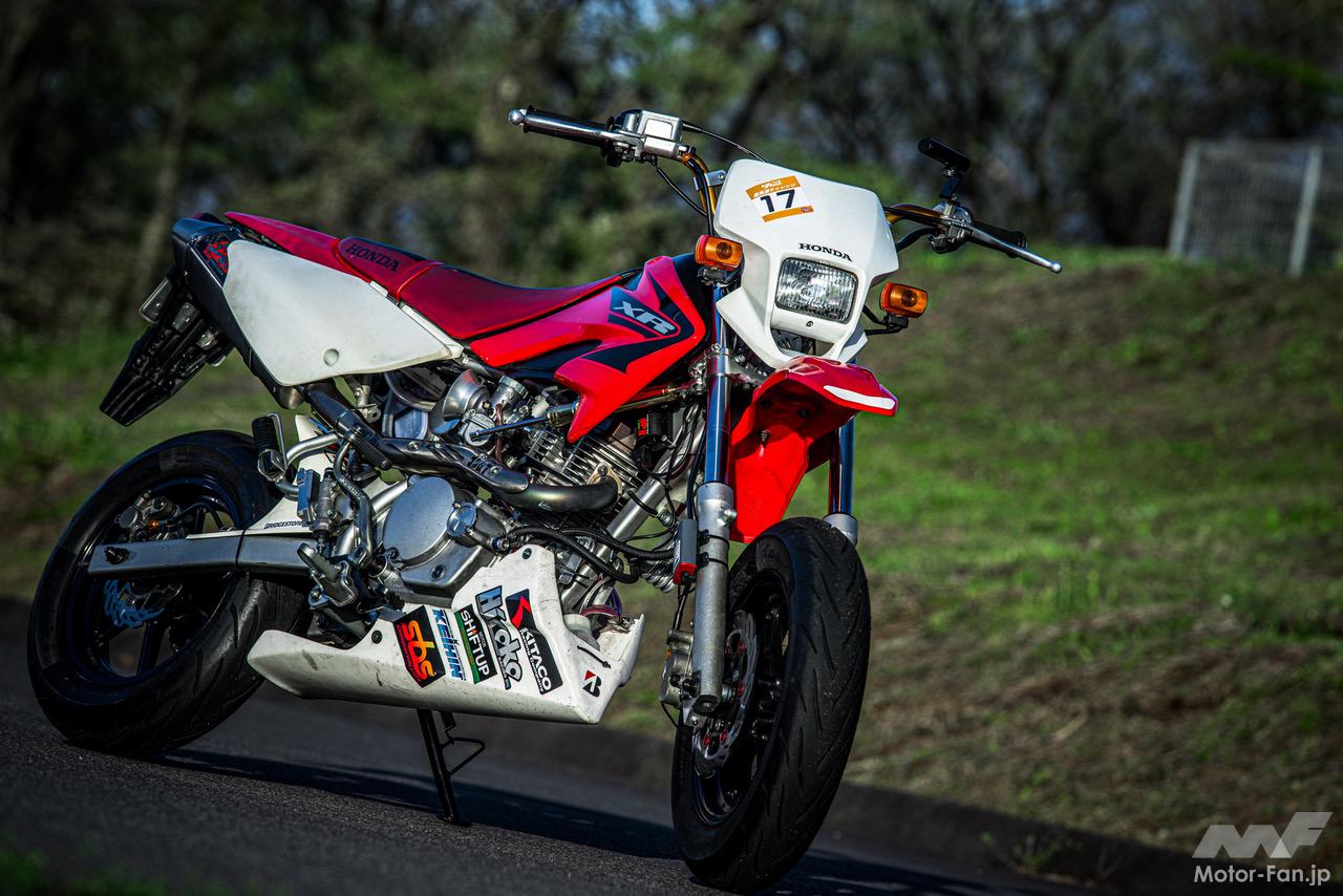 街乗りから峠ツーリングまでこなすキタコ製パーツで125cc化されたXR100 街乗りから峠ツーリングまでこなすキタコ製パーツで125cc化されたXR100