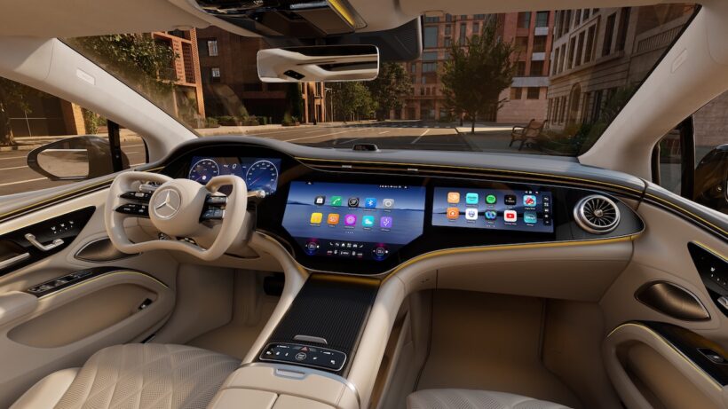 メルセデス・ベンツは、2026年中にステア・バイ・ワイヤを搭載した新型「メルセデス・ベンツ EQS」を発表する予定だ。