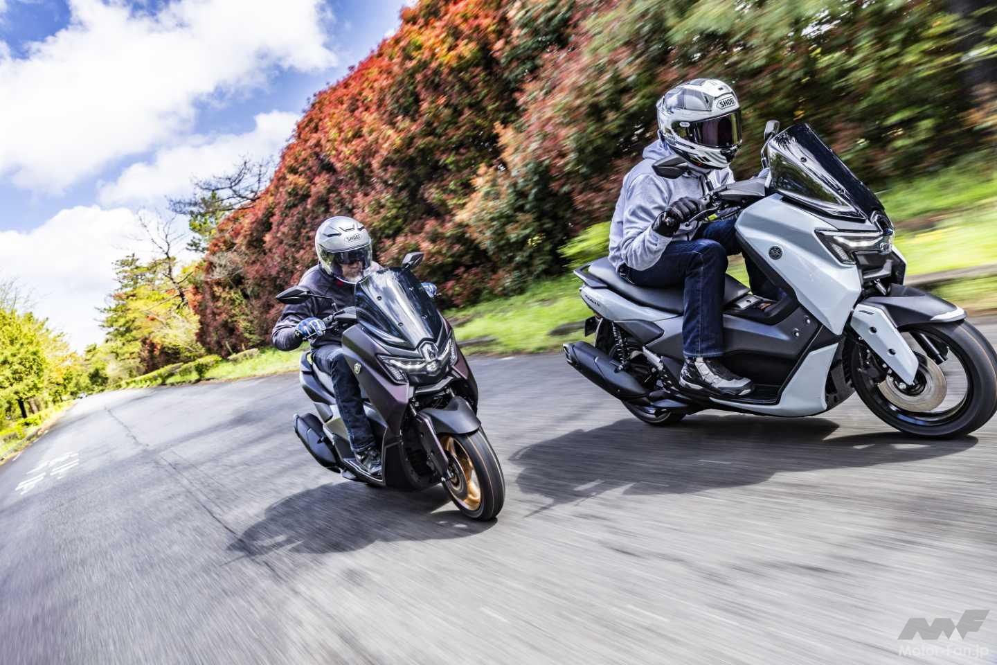 プロが語る“原付”徹底検証】NMAX125／155試乗！ 三代目が誇るYECVTの