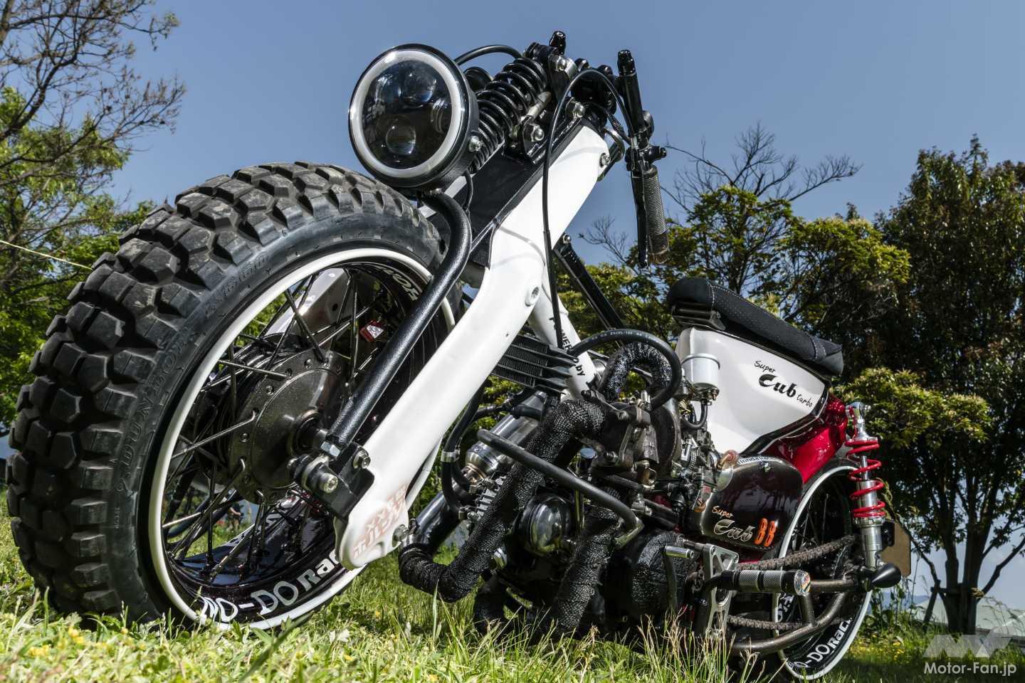 スーパーカブを軽自動車ライフダンク用タービンでターボ化！バンバン