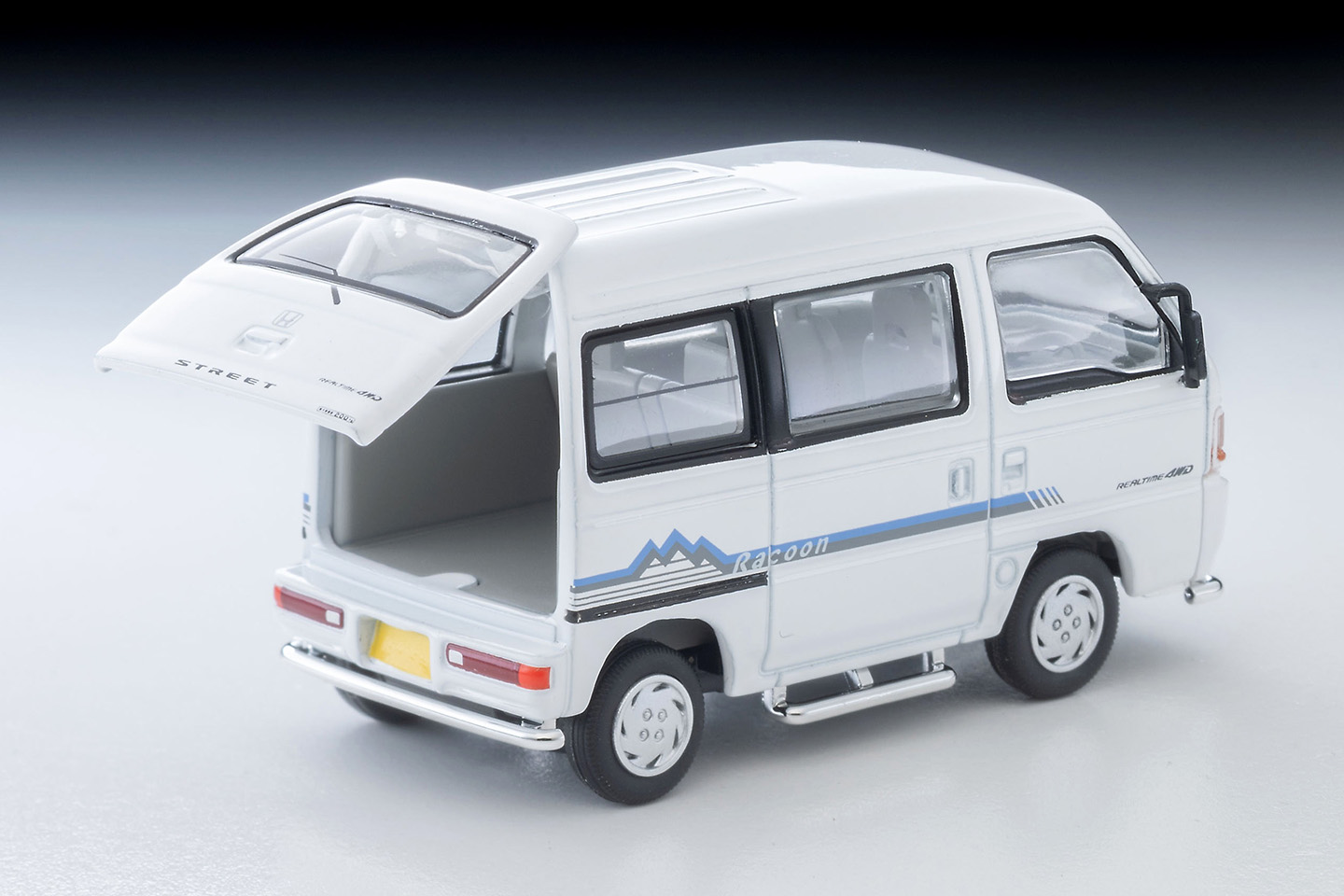 1/64スケールでもリヤゲート開閉可能!?」ホンダストリートの精密 1/64スケールでもリヤゲート開閉可能!?」ホンダストリートの精密