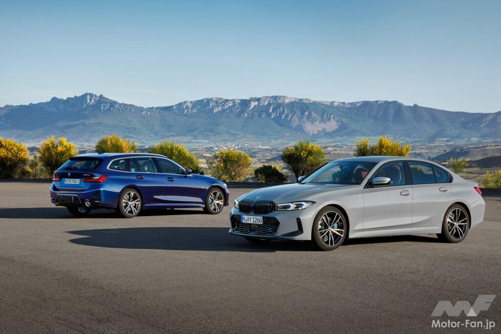 ユーザーニーズに合わせ、セダンとツーリング(ステーションワゴン)2種類のボディタイプが用意されるBMW 3シリーズ。