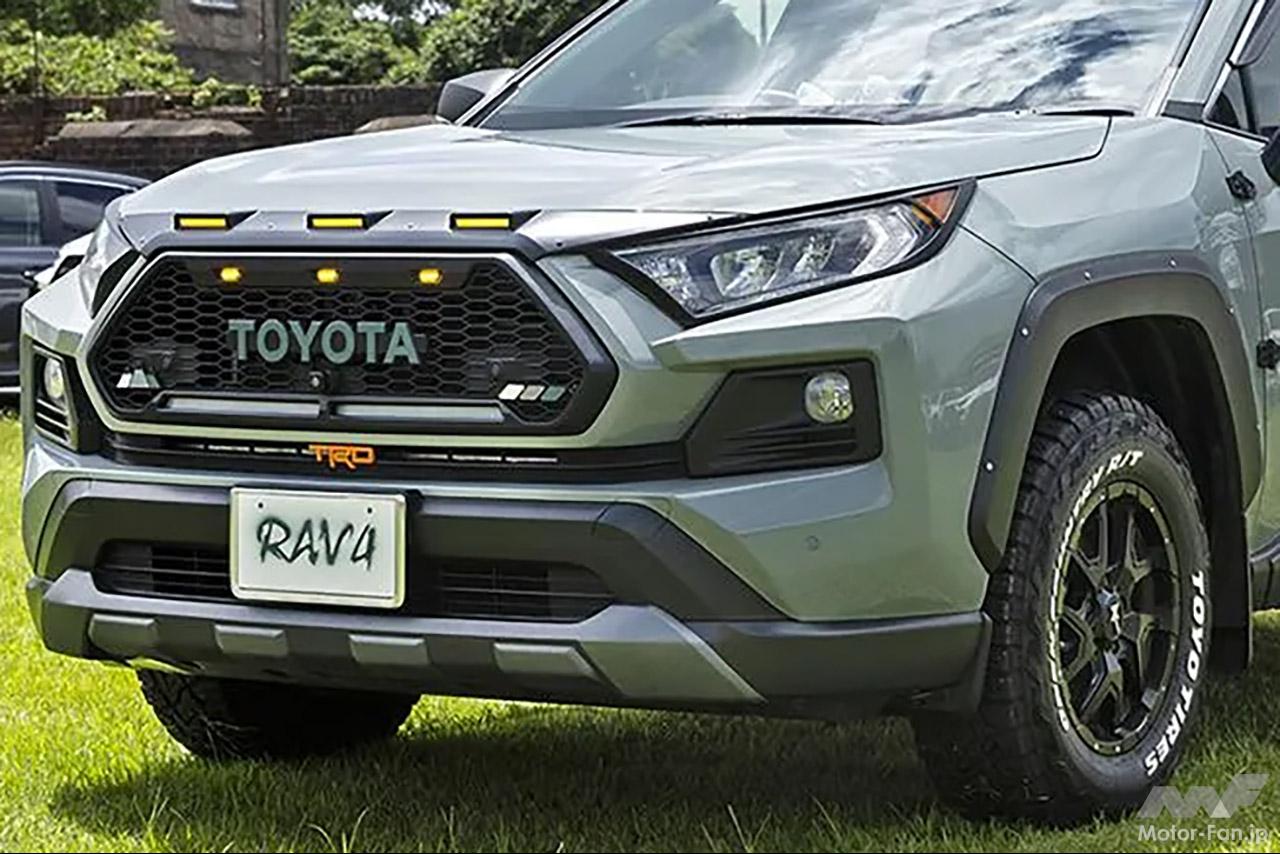 細部のペイントが効いています！』プラスαで50系RAV4をタフなスタイル