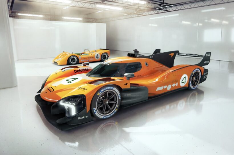 今回公開された「マクラーレン MCL-HY」のテスト仕様は、マクラーレン M6Aをイメージしたリバリーが採用された。