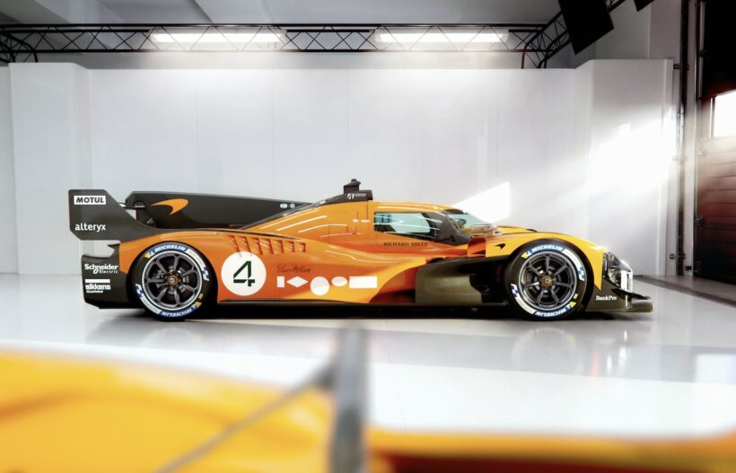 今回公開された「マクラーレン MCL-HY」のテスト仕様は、マクラーレン M6Aをイメージしたリバリーが採用された。