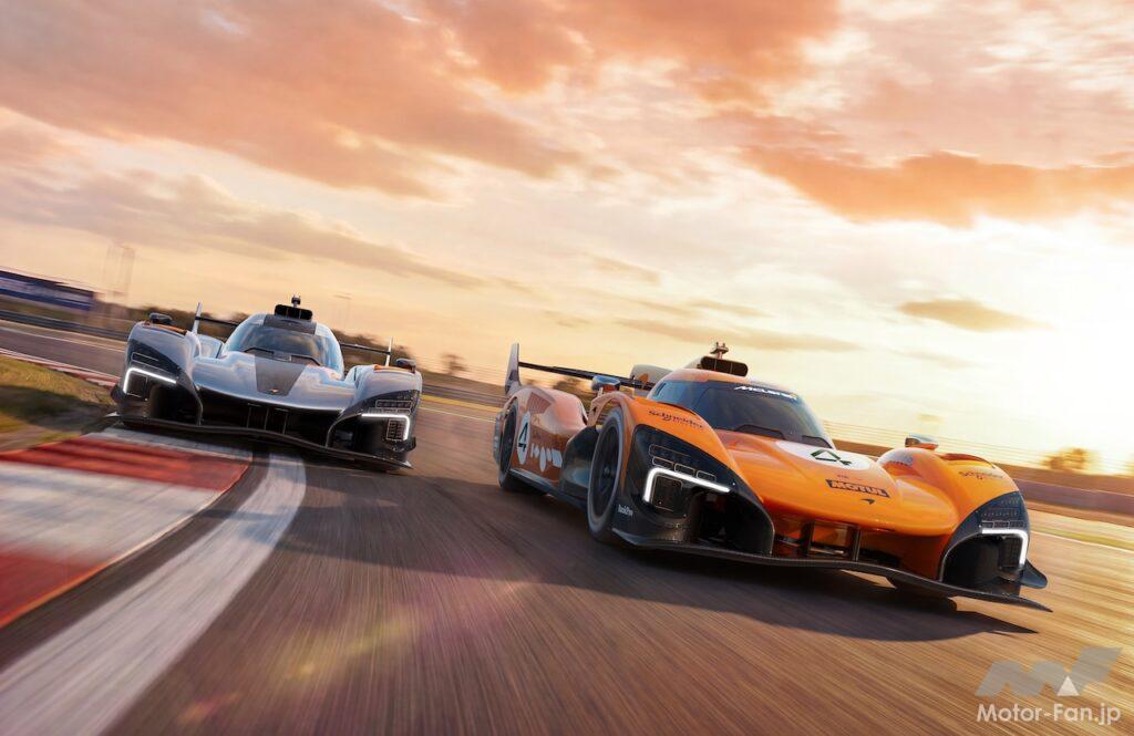 マクラーレンは、2027年シーズンのWECに投入するハイパーカー「MCL-HY（右）」と「MCL-HY GTR（左）」を公開した。