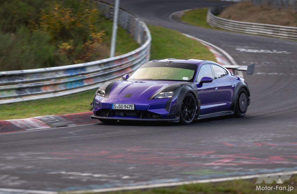 ポルシェ タイカン ターボGT ヴァイザッハ・パッケージ装着車用「マンタイ・キット」。