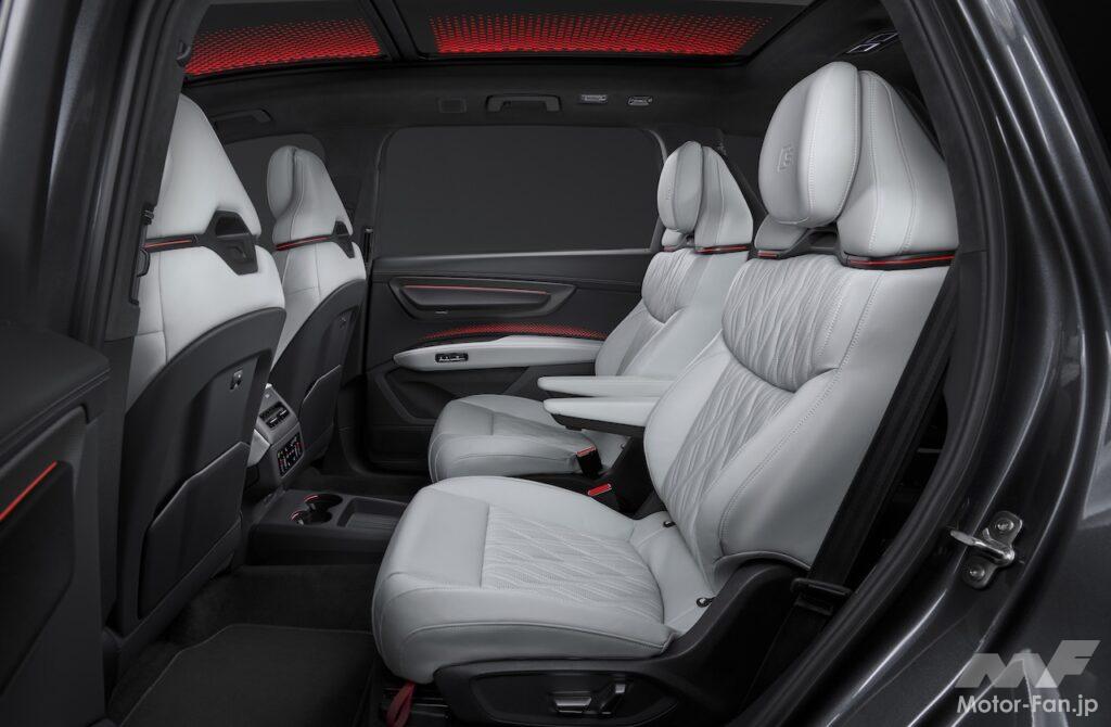新型フルサイズSUV「アウディ Q7」のインテリア。