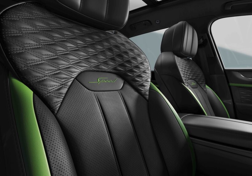 「ベントレー ベンテイガ スピード」改良新型のインテリア。