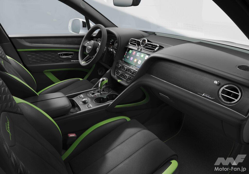 「ベントレー ベンテイガ スピード」改良新型のインテリア。