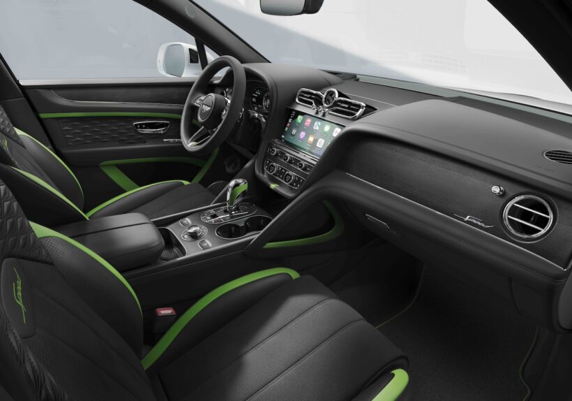 「ベントレー ベンテイガ スピード」改良新型のインテリア。