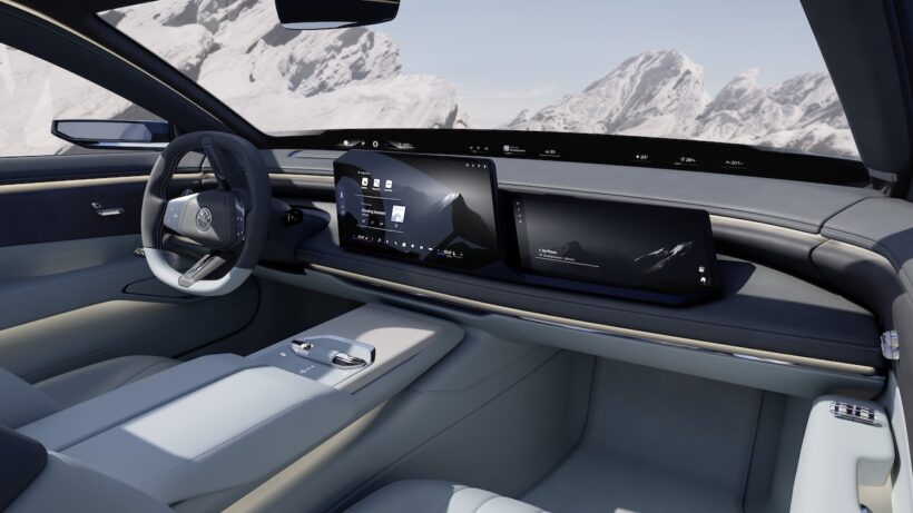 デザインコンセプト「ヴィジョン BMW アルピナ」のインテリア。