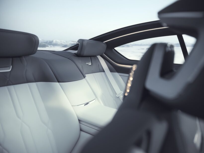 デザインコンセプト「ヴィジョン BMW アルピナ」のインテリア。