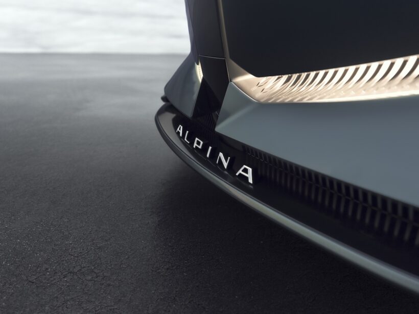 デザインコンセプト「ヴィジョン BMW アルピナ」のエクステリア。