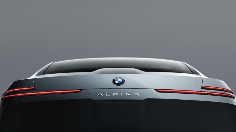 デザインコンセプト「ヴィジョン BMW アルピナ」のエクステリア。