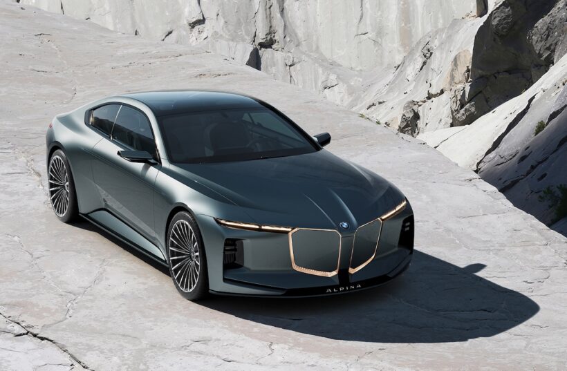 デザインコンセプト「ヴィジョン BMW アルピナ」のエクステリア。
