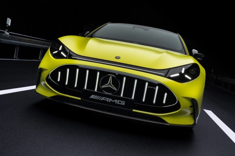 フル電動グランツーリスモ「メルセデス AMG GT 4ドア クーペ」のエクステリア。