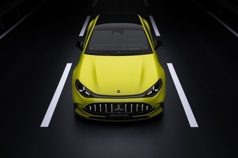 フル電動グランツーリスモ「メルセデス AMG GT 4ドア クーペ」のエクステリア。