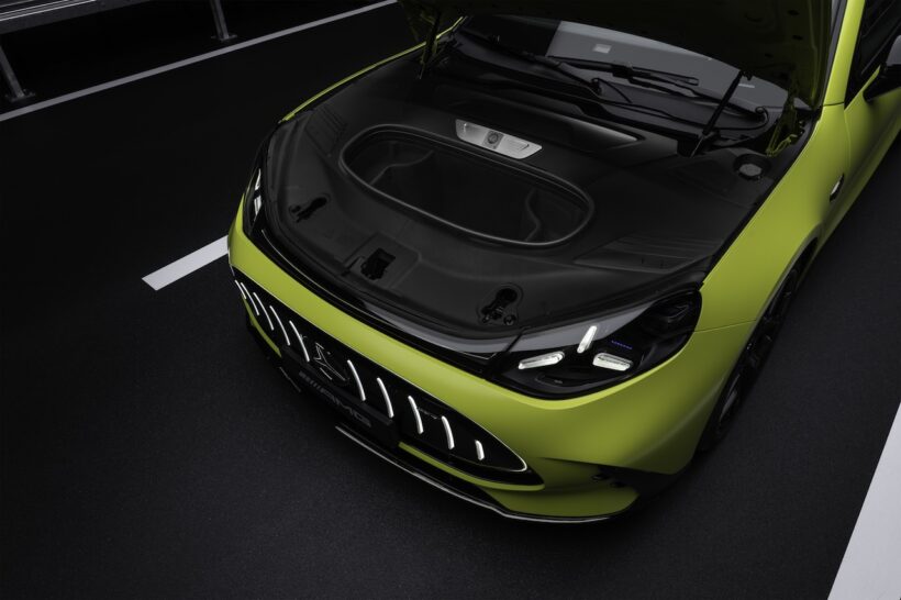 フル電動グランツーリスモ「メルセデス AMG GT 4ドア クーペ」のラゲッジスペース。