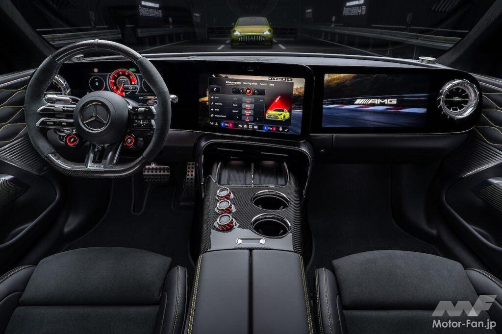 フル電動グランツーリスモ「メルセデス AMG GT 4ドア クーペ」のインテリア。