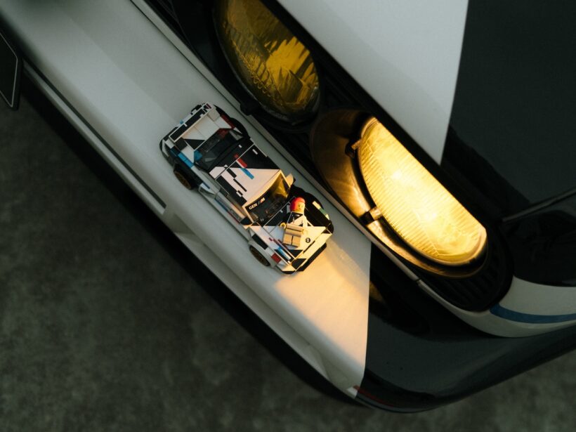 8月1日から販売される、「LEGO スピードチャンピオンズ BMW M3（E30）」。