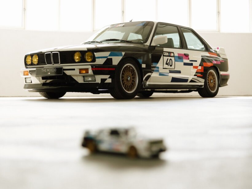 8月1日から販売される、「LEGO スピードチャンピオンズ BMW M3（E30）」。