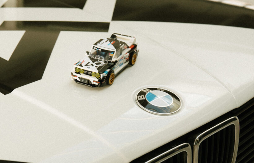 8月1日から販売される、「LEGO スピードチャンピオンズ BMW M3（E30）」。