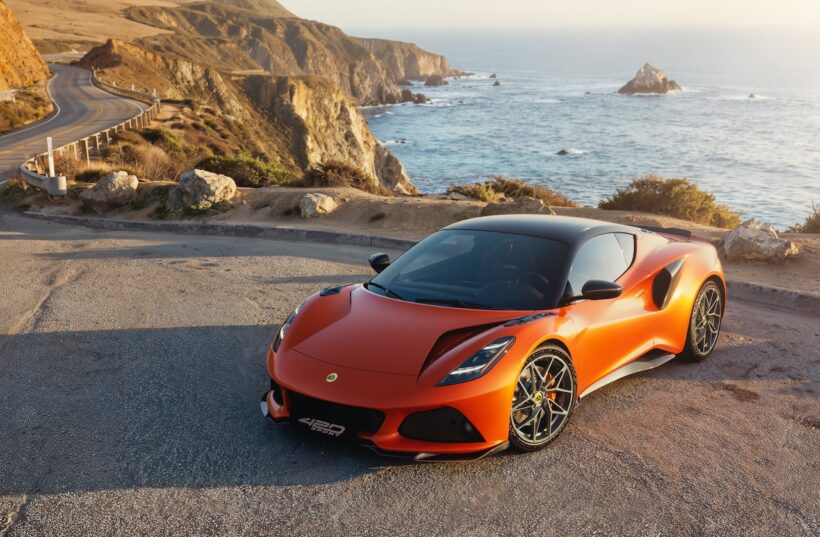 「ロータス エミーラ 420 スポーツ」のエクステリア。