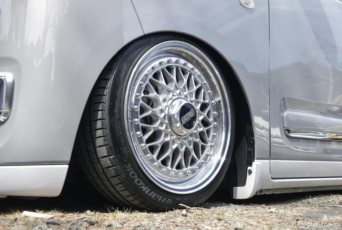 やっとめぐり会えた15インチ（6.5J＋34）のBBS」自然体を極めたムーヴ 