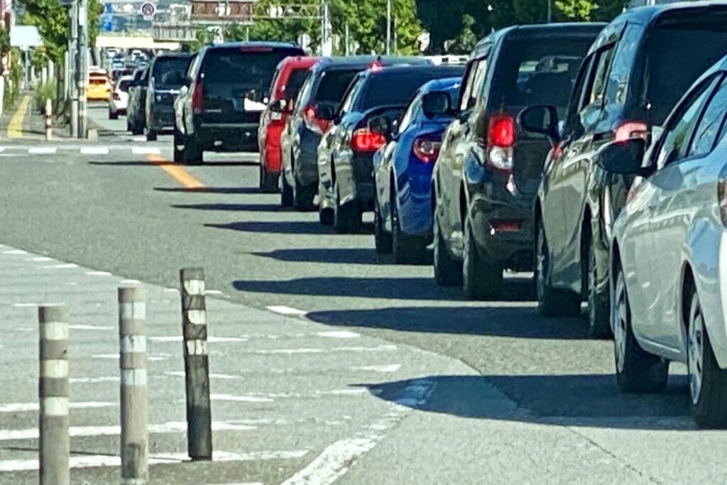 クルマの列