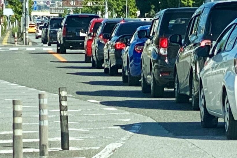 クルマの列