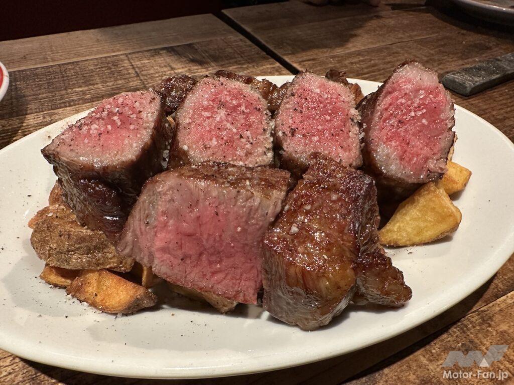 東京でトップクラスの肉店にて