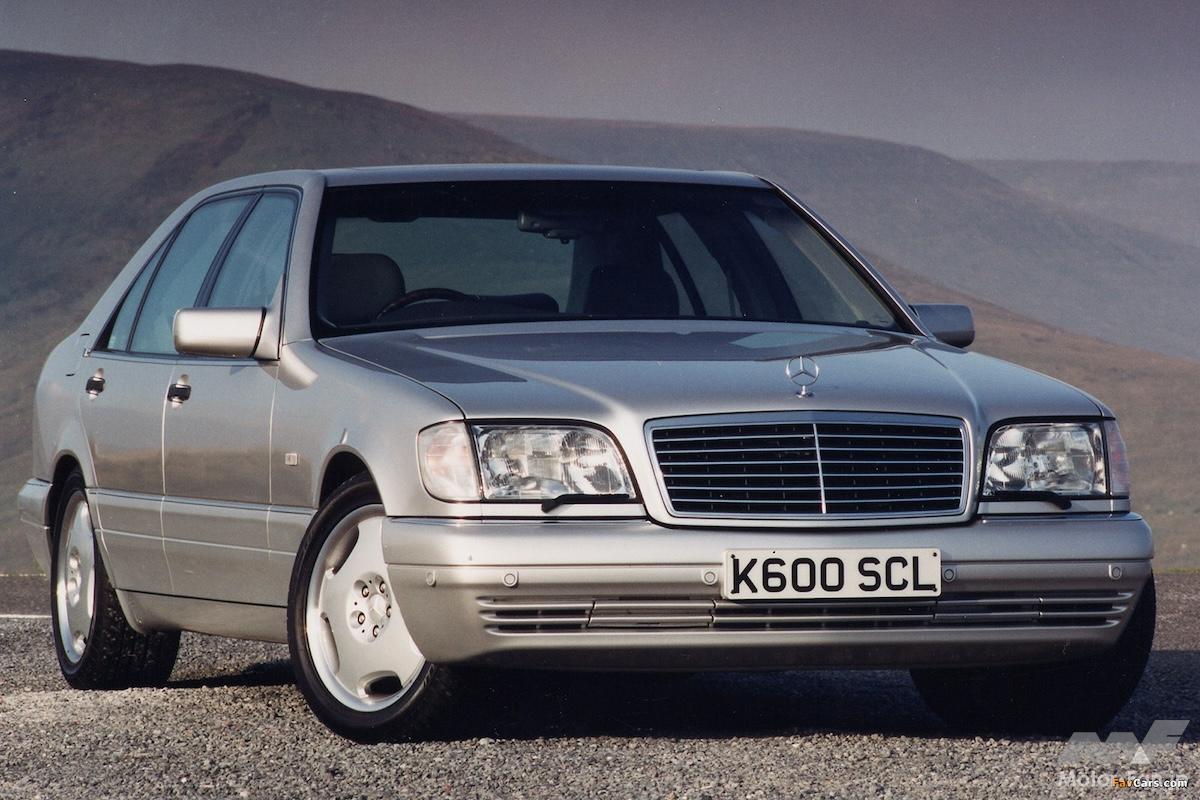 日本独自のW140型「Sクラス」をベースとしたAMG車「AMG 600SEL」の迫力