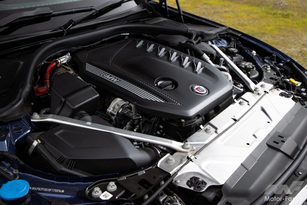 BMWアルピナ D3 Sの3.0リッター直6ツインターボディーゼル。