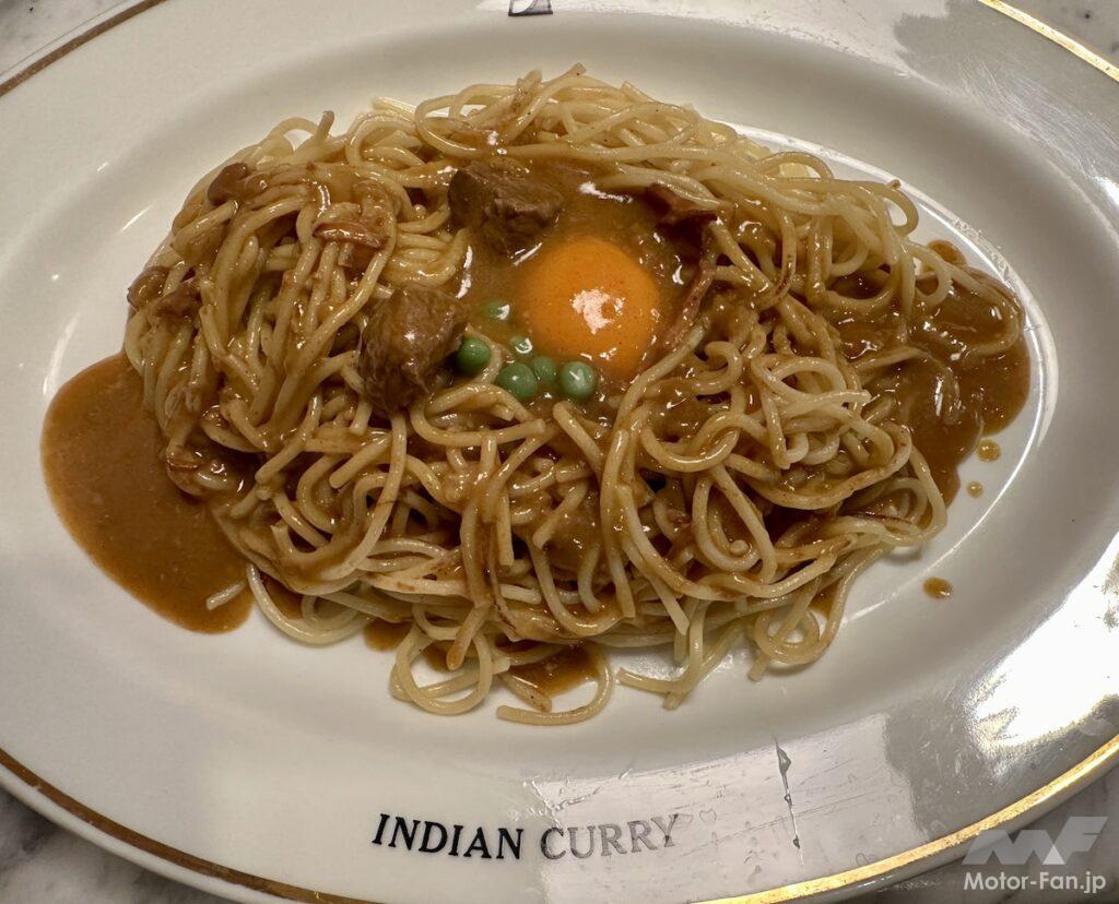 「インデアン」のカレースパゲッティ