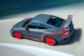本文にもあるタイプ997、911 GT3 RSに導入されていたチェッカーフラッグ柄のリバリーがこちら。リヤフェンダーのモデル名もアルティザンエディションに取り入れられている。